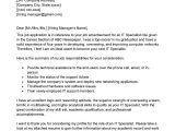 Sample Cover Letter for It Professional Resume It Specialist Cover Letter Examples – Qwikresume