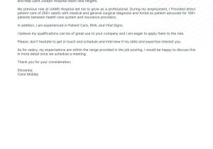 Sample Cover Letter for Lvn Resume Real Lvn Cover Letter Example for 2022