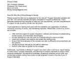Sample Cover Letter for Resume for It Professional It Support Specialist Cover Letter Examples – Qwikresume