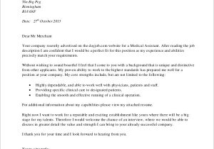 Sample Cover Letter for Resume for Medical assistant Free 7 Sample Cover Letter for Resume Templates In Ms