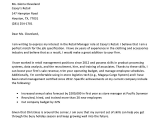 Sample Cover Letter for Resume Retail Sales Retail Manager Cover Letter Example