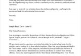 Sample Cover Letter for Sending Resume Via Email Free 6 Sample Resume Cover Letter formats In Pdf