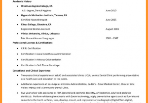 Sample Dental Hygiene Resume for A Recent Graduate 9 10 Registered Dental Hygienist Resume Sample