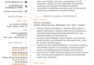 Sample Dental Hygiene Resume for A Recent Graduate Dental Hygienist Resume