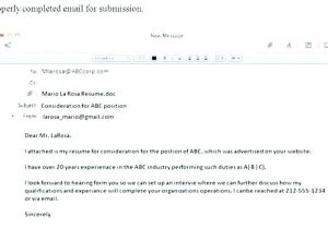 Sample Email Body for Sending Resume format for Sending Resumes Karanald2014 In 2020