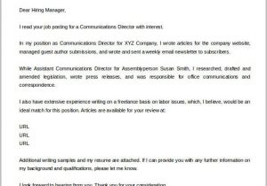 Sample Email Cover Letter with attached Resume Pdf Cover Letter Template – 17 Free Word Pdf Documents