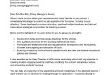 Sample Email for Job Application with Resume for Teacher Head Teacher Cover Letter Examples – Qwikresume