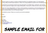Sample Email Template for Sending Resume Sample Email for Sending Resume and Cover Letter 6 Easy
