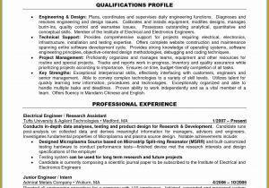 Sample Engineering Student Resume for Internship Electrical Engineer Resume Sample New 9 Engineering