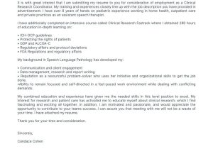 Sample Entry Clinical Research Coordinator Resume top Clinical Research Coordinator Cover Letter Examples for 2022