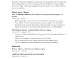 Sample Entry Level Healthcare Administrator Resume Health Care Administration Resume Examples & Writing Tips 2022 (free