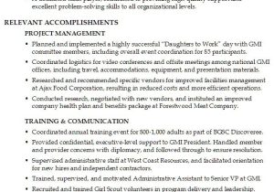 Sample Functional Resume for Project Manager Administrative assistant Resume Samples & Tips