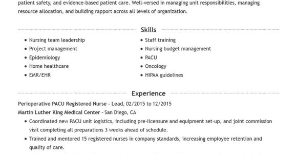 Sample Functional Resume Post Nursinf School Nursing Resume: Guide with Examples & Templates