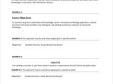 Sample General Career Objective for Resume Free 9 General Resume Objective Samples In Pdf