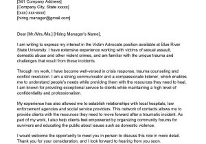 Sample Government Resume Clinical social Work Army Family Advocacy Victim Advocate Cover Letter Examples – Qwikresume