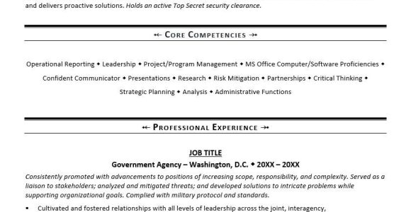 Sample Government Resume for Administrative Specialist Government Resume Template Monster.com