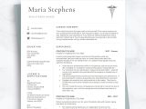Sample Graduate Nursing Resume with Nclex Date Nursing Resume Template Nurse Resume Design Nursing Student – Etsy …