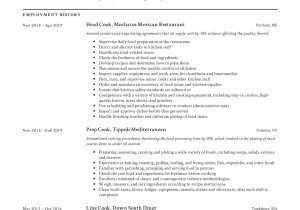 Sample Grill Cook Resume Job Description Cook Resume   Writing Guide 12 Resume Templates 2022