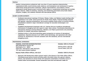 Sample Gs12 Support Services Specialist Resume to Arrange An Aviation Resume is Different From Other Resumes …