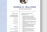 Sample Head Start Teacher assistant Resume Head Start Teacher assistant Resume Template – Word, Apple Pages …
