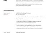 Sample Head Start Teacher assistant Resume Teaching assistant Resume & Writing Guide  12 Templates Pdf