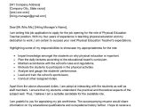Sample Health and Physical Education Resume Physical Education Teacher Cover Letter Examples – Qwikresume
