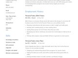 Sample Health Club Front Desk Resume Personal Trainer Resume & Guide   12 Resume Examples Pdf 2020