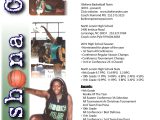 Sample High School Basketball Player Resume Resume Design for College Recruiting or Pro Contract. #sports …