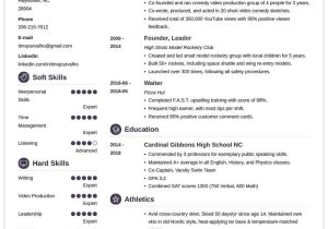 Sample High School College Application Resume College Resume Template for High School Students (2022)