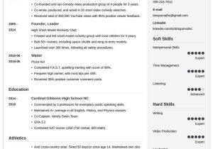 Sample High School Resume for College Application Princeton Review College Resume Template for High School Students (2022)