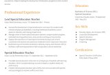 Sample High School Special Education Teacher Resume Special Education Teacher Resume Examples In 2022 – Resumebuilder.com