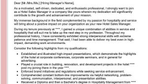 Sample Hotel Sales Manager Resume Cover Letter Hotel Sales Manager Cover Letter Examples – Qwikresume