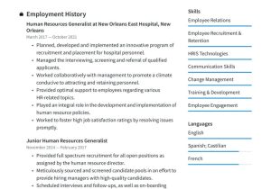 Sample Hr Resume for Hr Manager Human Resources Resume Examples & Writing Tips 2022 (free Guide)