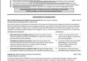 Sample Hr Resumes for Hr Executive Human Resources Resume Example – Distinctive Career Services