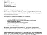 Sample Human Resources Resume Cover Letter Human Resource assistant Cover Letter Examples – Qwikresume
