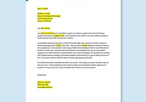 Sample Massage therapist Resume Cover Letter therapist Cover Letter Templates – format, Free, Download …