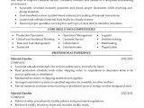 Sample Material Handler Resume Job Description Material Handler Resume with Job Description Sample Resumegets