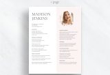 Sample Mba Graduate Resume Pepperdine University sorority Resume Template with Photo Google Docs social – Etsy