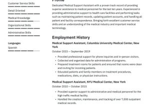 Sample Medical assistant Duties for Resume Medical Administrative assistant Resume Examples & Writing Tips 2022