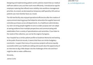 Sample Medical Writer Resume Cover Letter Healthcare Cover Letter Examples & Expert Tips [free] Â· Resume.io