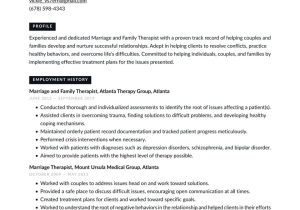 Sample Mft Resume County Job Clients Served Marriage and Family therapist Resume Example & Writing Guide