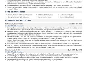 Sample Micro Services and Load Balancers Resume Cloud Architect & Consultant Resume Examples & Template (with Job …