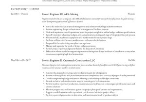 Sample Mid Level Project Engineer Resume Project Engineer Resume & Writing Guide  12 Resume Examples 2020