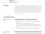 Sample Middle School Science Teacher Resume Middle School Teacher Resume Example & Writing Guide Â· Resume.io