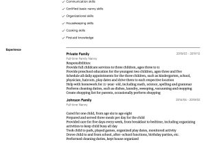 Sample Nanny Experience On A Resume Nanny Resume Samples All Experience Levels Resume.com Resume.com Sample Nanny Experience On A Resume Nanny Resume Samples All Experience Levels Resume.com Resume.com
