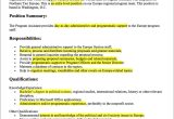 Sample National Democratic Institute Job Resume Uga Career Center