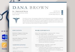 Sample Nurse Practitioner Resume Still In School Lebenslauf Vorlage FÃ¼r Krankenschwestern Lebenslauf – Etsy Schweiz