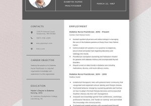 Sample Nurse Practitioner Resume with License Numbers Free Free Diabetes Nurse Practitioner Resume Template – Word …