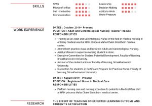 Sample Nursing Resume with Clinical Hours Nursing Instructor Resume Sample 2022 Writing Tips – Resumekraft