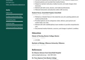 Sample Nursing Resume with Clinical Hours Nursing Student Resume Examples & Writing Tips 2022 (free Guide)